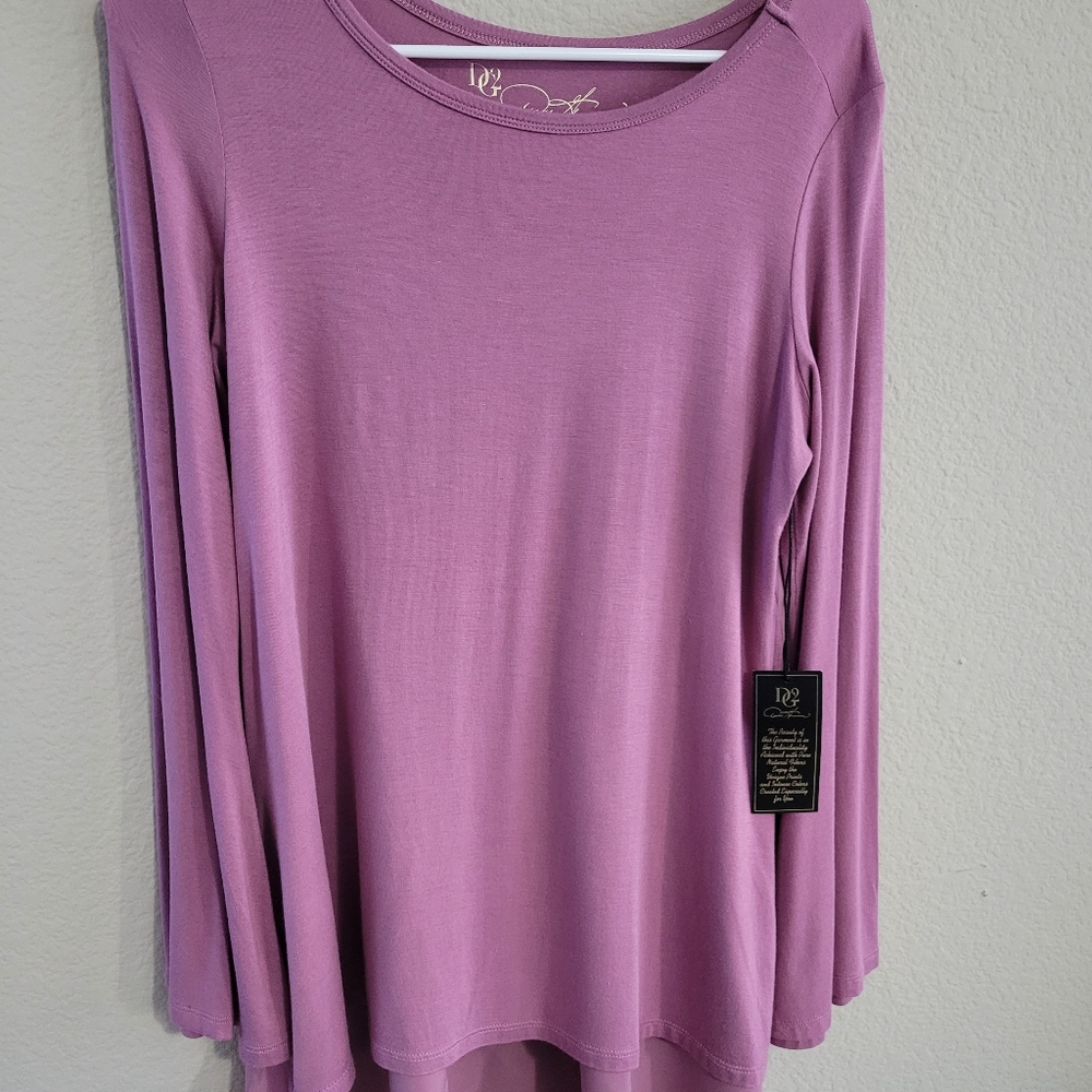 Diane Gilman purple blouse
